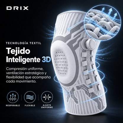 Rodillera Deportiva Drix Win Pro® con TorqueLock System™ (Soporte Rotuliano y Estabilidad Lateral)